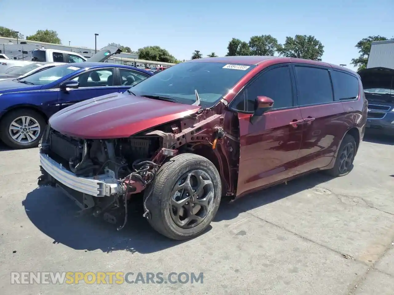 1 Photograph of a damaged car 2C4RC1L7XPR543515 CHRYSLER PACIFICA 2023