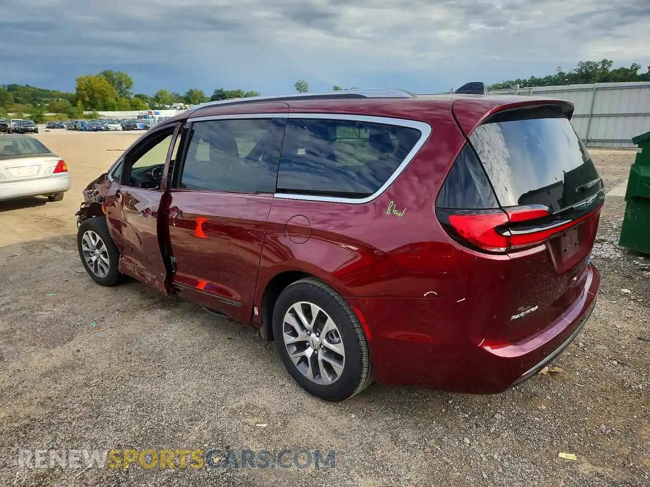2 Photograph of a damaged car 2C4RC1N74PR504514 CHRYSLER PACIFICA 2023
