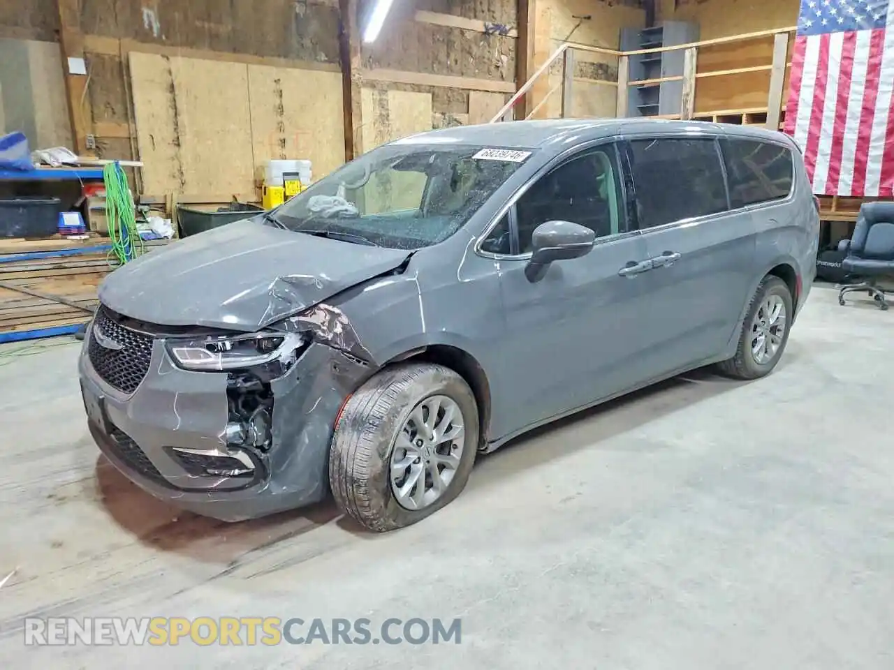 1 Photograph of a damaged car 2C4RC3BG7PR544487 CHRYSLER PACIFICA 2023