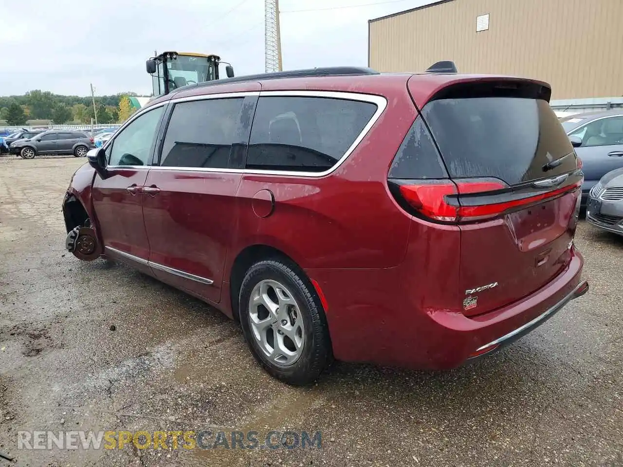 2 Фотография поврежденного автомобиля 2C4RC3GG7PR609623 CHRYSLER PACIFICA 2023