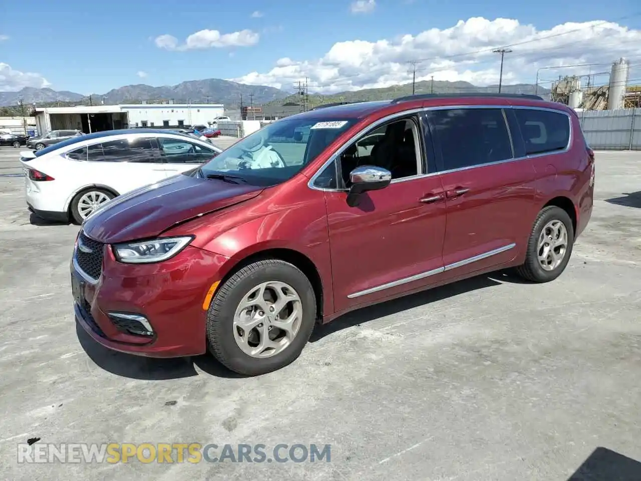 1 Photograph of a damaged car 2C4RC3GG9PR605377 CHRYSLER PACIFICA 2023