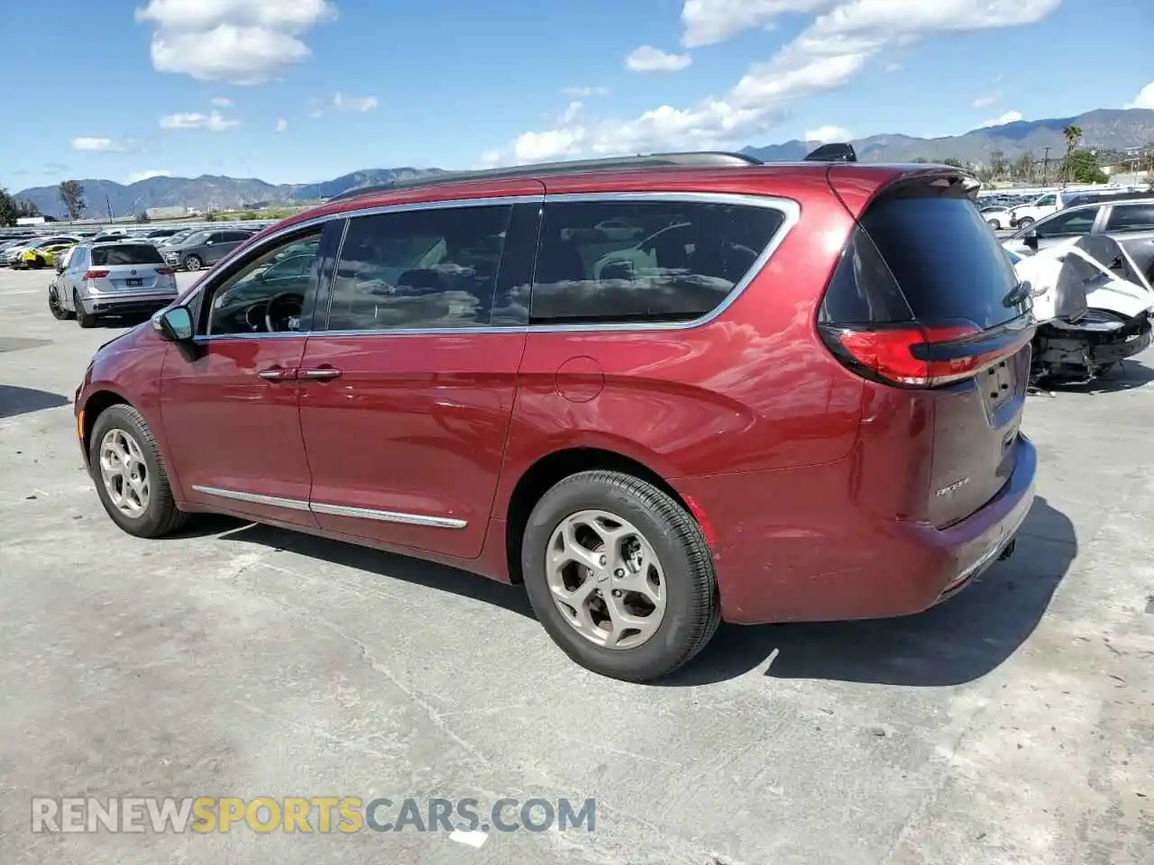 2 Photograph of a damaged car 2C4RC3GG9PR605377 CHRYSLER PACIFICA 2023