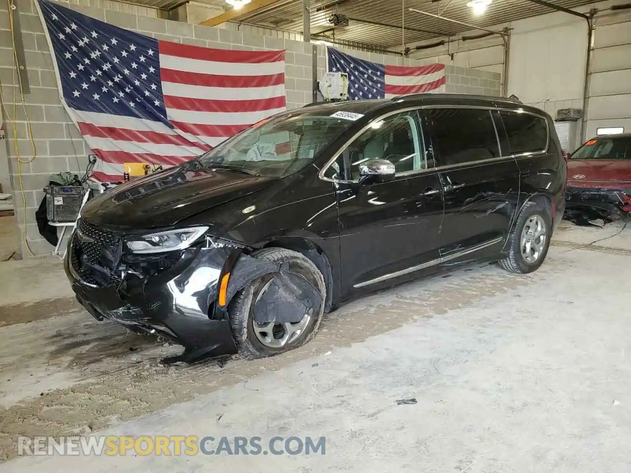 1 Photograph of a damaged car 2C4RC3GGXPR503876 CHRYSLER PACIFICA 2023