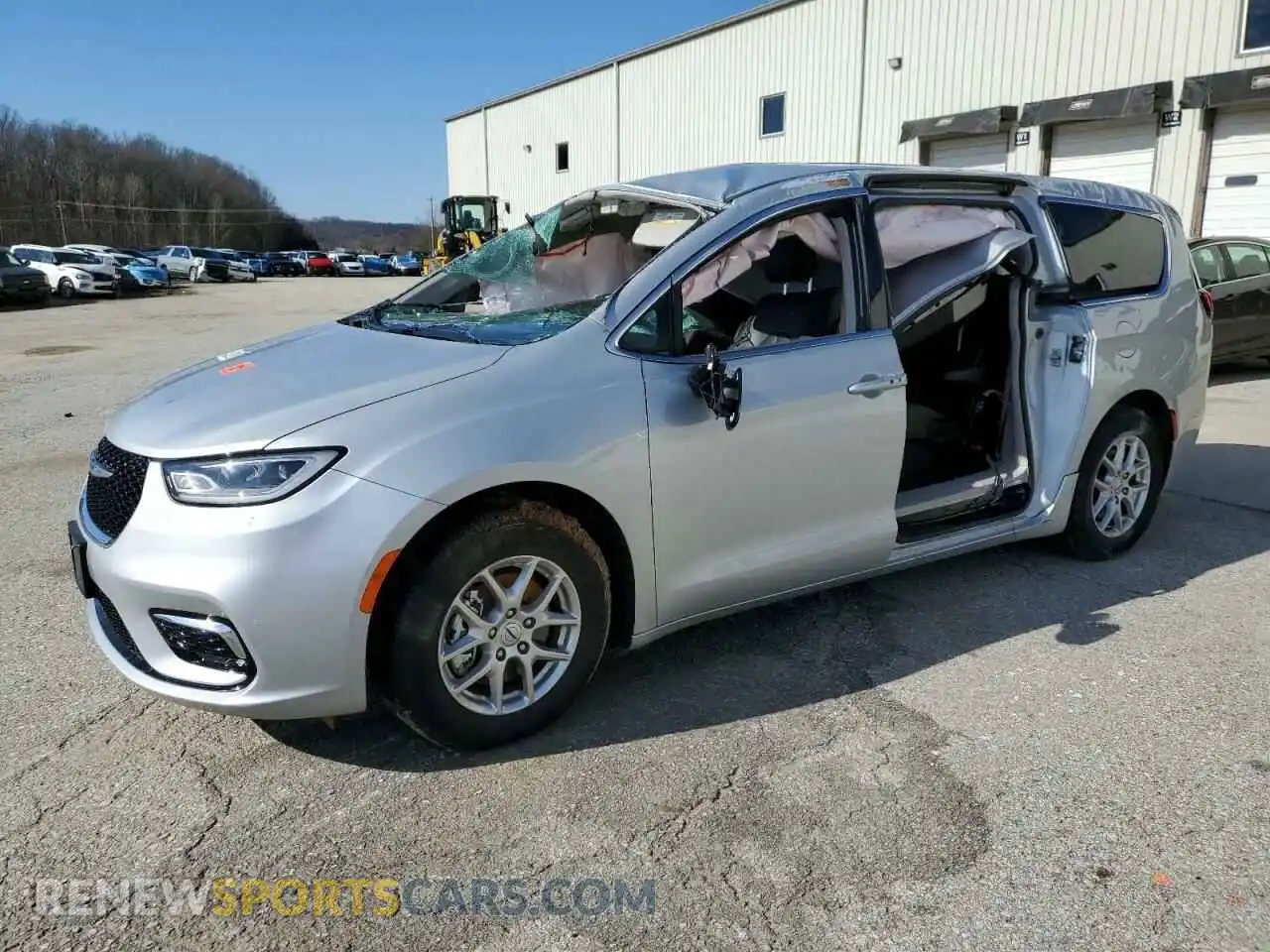1 Photograph of a damaged car 2C4RC1BG0RR164141 CHRYSLER PACIFICA 2024