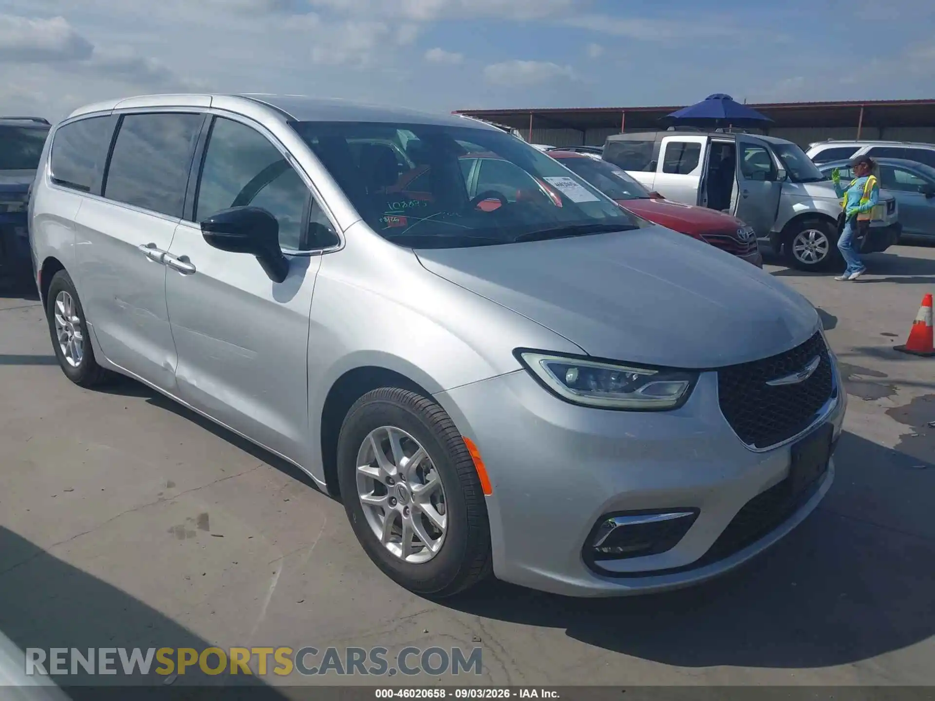 1 Photograph of a damaged car 2C4RC1BG1RR163225 CHRYSLER PACIFICA 2024