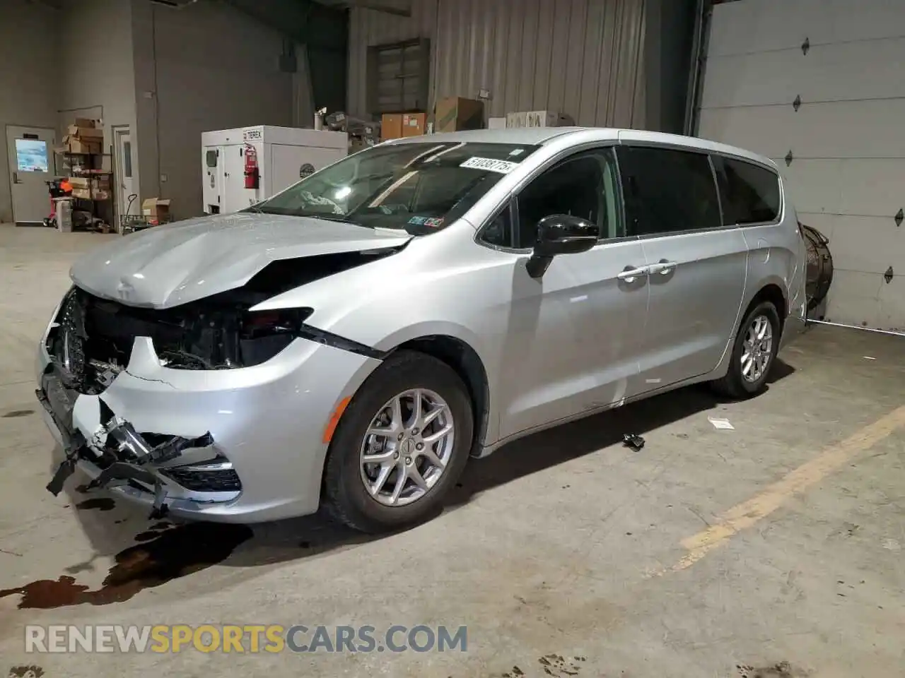 1 Photograph of a damaged car 2C4RC1BG2RR172872 CHRYSLER PACIFICA 2024