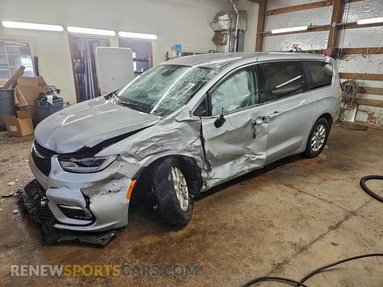 1 Photograph of a damaged car 2C4RC1BG3RR159242 CHRYSLER PACIFICA 2024