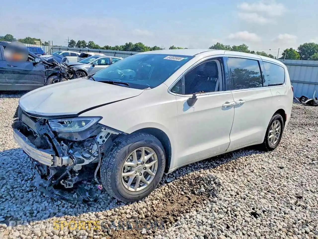 1 Photograph of a damaged car 2C4RC1BG5RR122807 CHRYSLER PACIFICA 2024