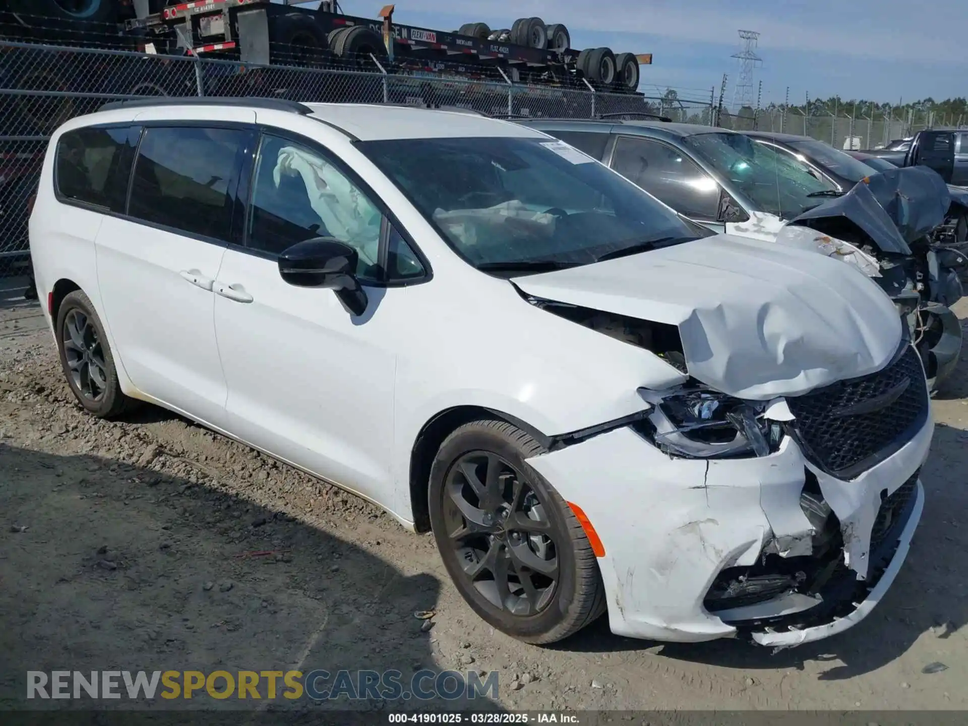 1 Photograph of a damaged car 2C4RC1BG6RR117003 CHRYSLER PACIFICA 2024