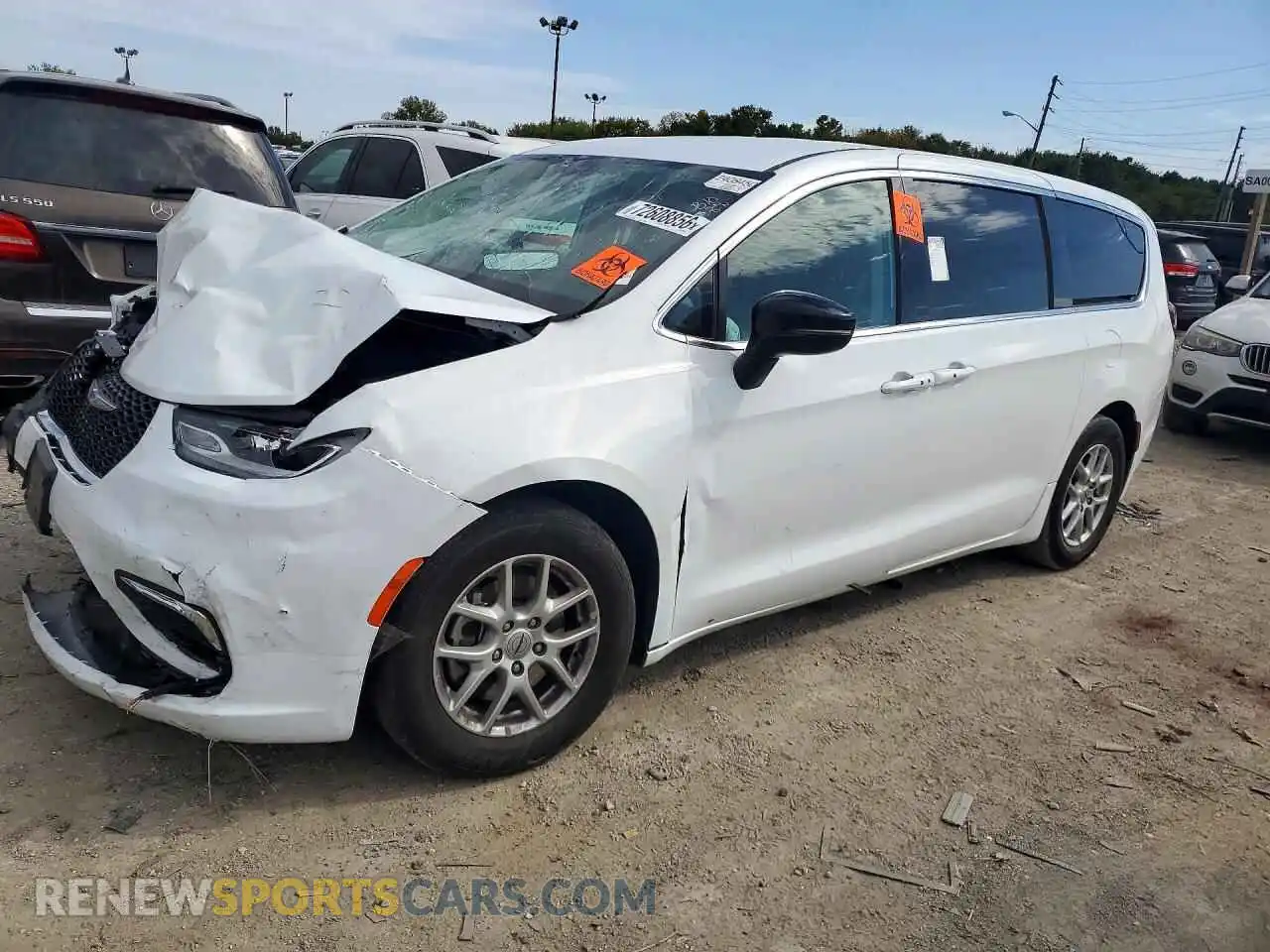 1 Photograph of a damaged car 2C4RC1BG6RR167383 CHRYSLER PACIFICA 2024