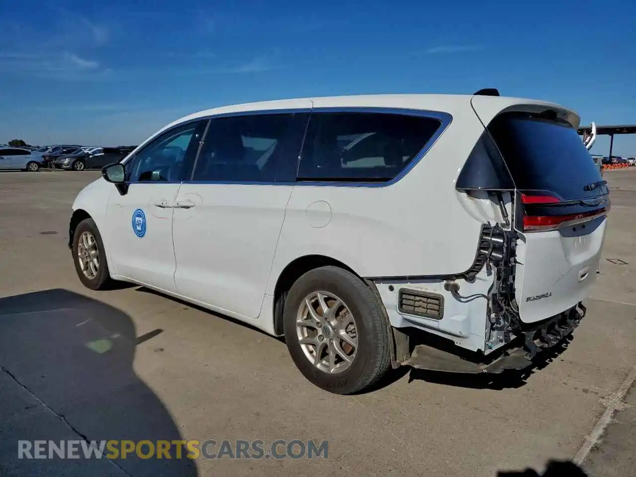2 Photograph of a damaged car 2C4RC1BG8RR187540 CHRYSLER PACIFICA 2024