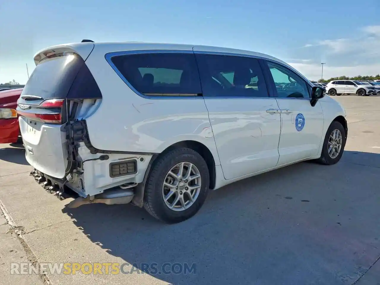 3 Photograph of a damaged car 2C4RC1BG8RR187540 CHRYSLER PACIFICA 2024