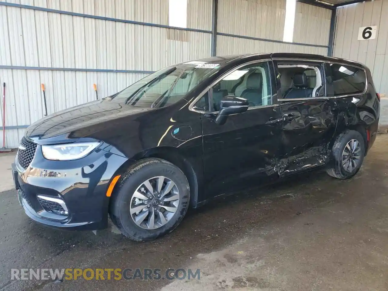 1 Photograph of a damaged car 2C4RC1S74RR166734 CHRYSLER PACIFICA 2024