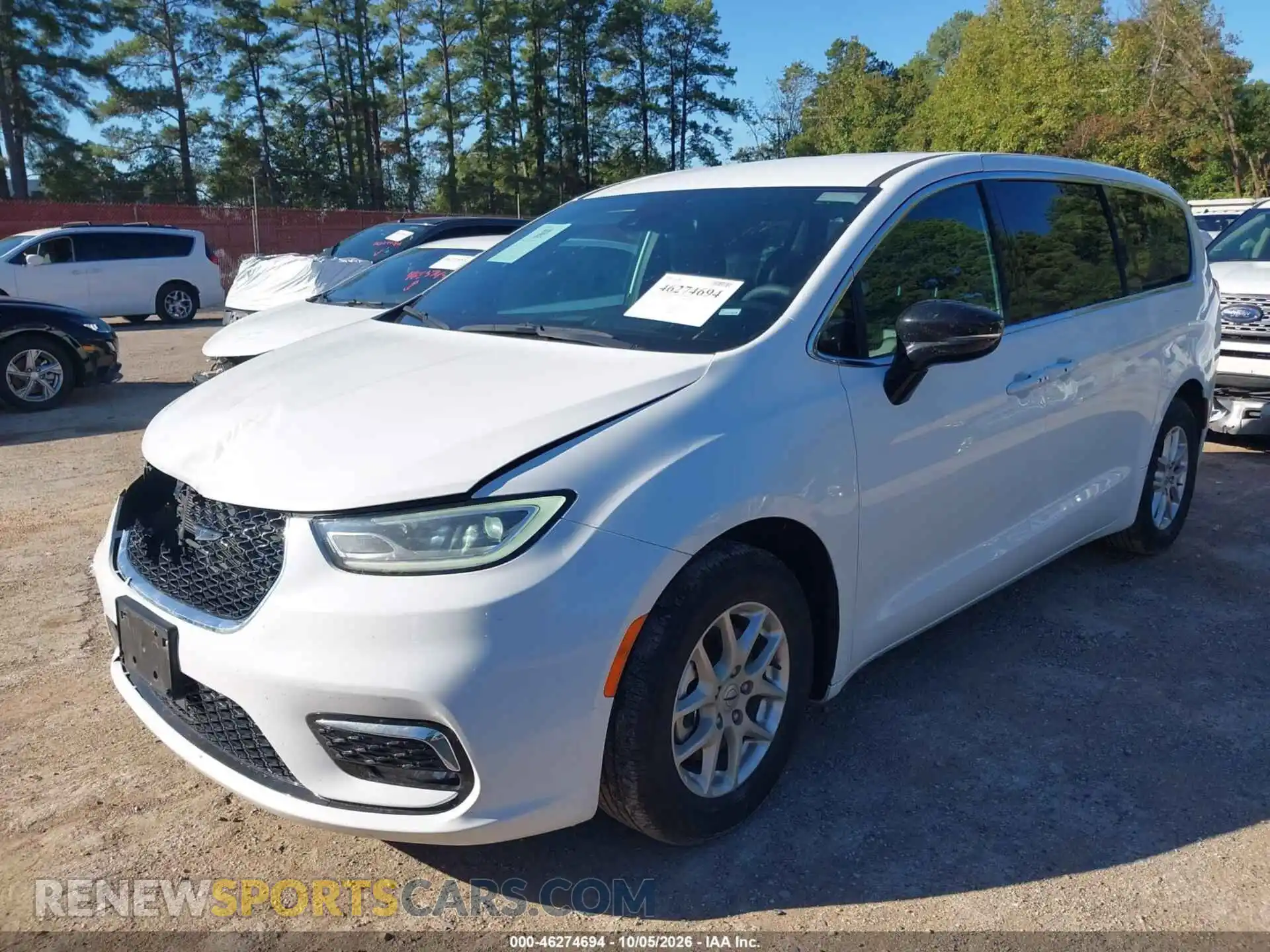 2 Photograph of a damaged car 2C4RC1BG0SR511909 CHRYSLER PACIFICA 2025