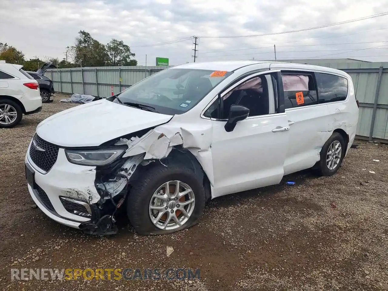 1 Photograph of a damaged car 2C4RC1BG0SR518620 CHRYSLER PACIFICA 2025