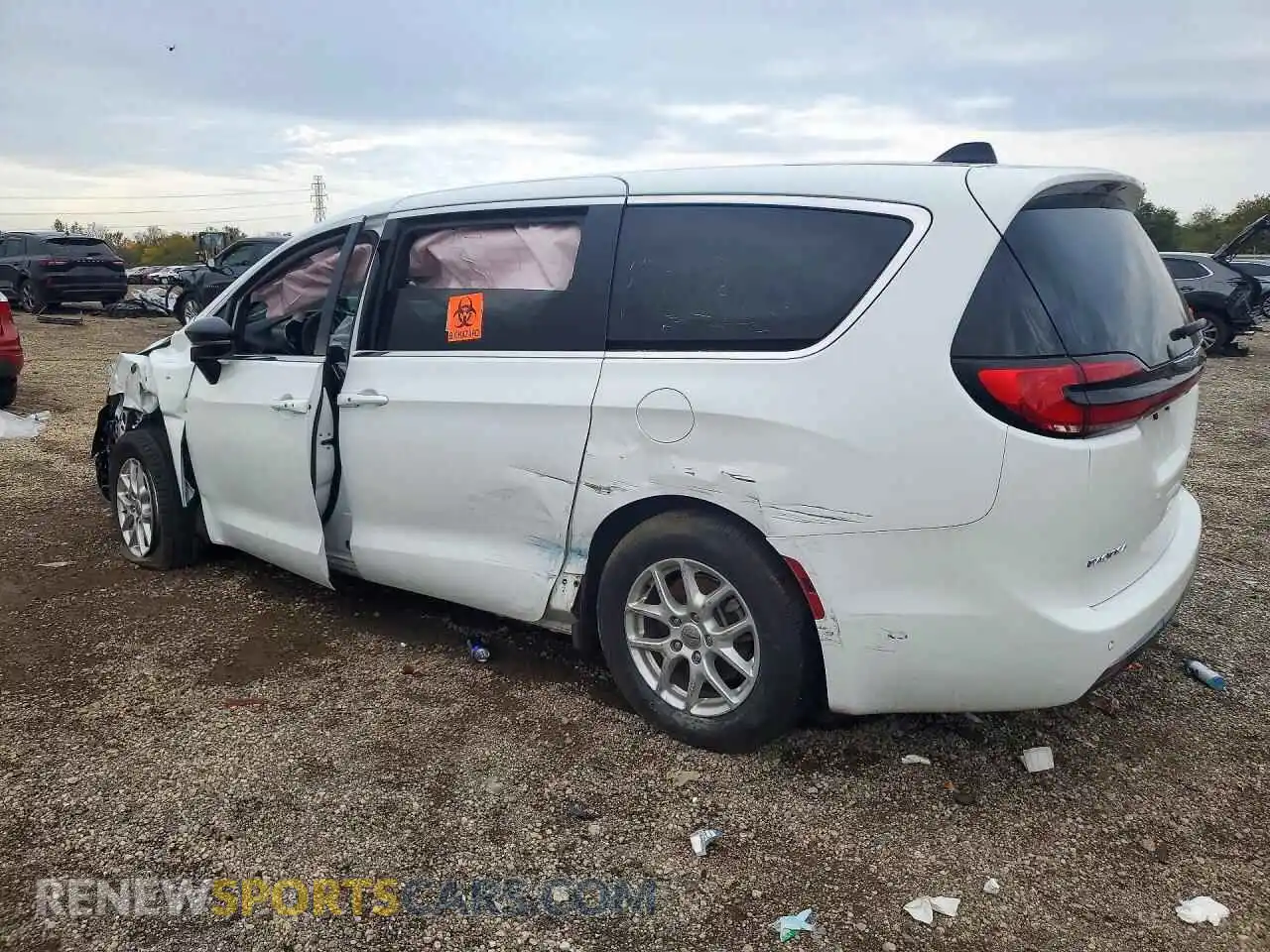 2 Photograph of a damaged car 2C4RC1BG0SR518620 CHRYSLER PACIFICA 2025