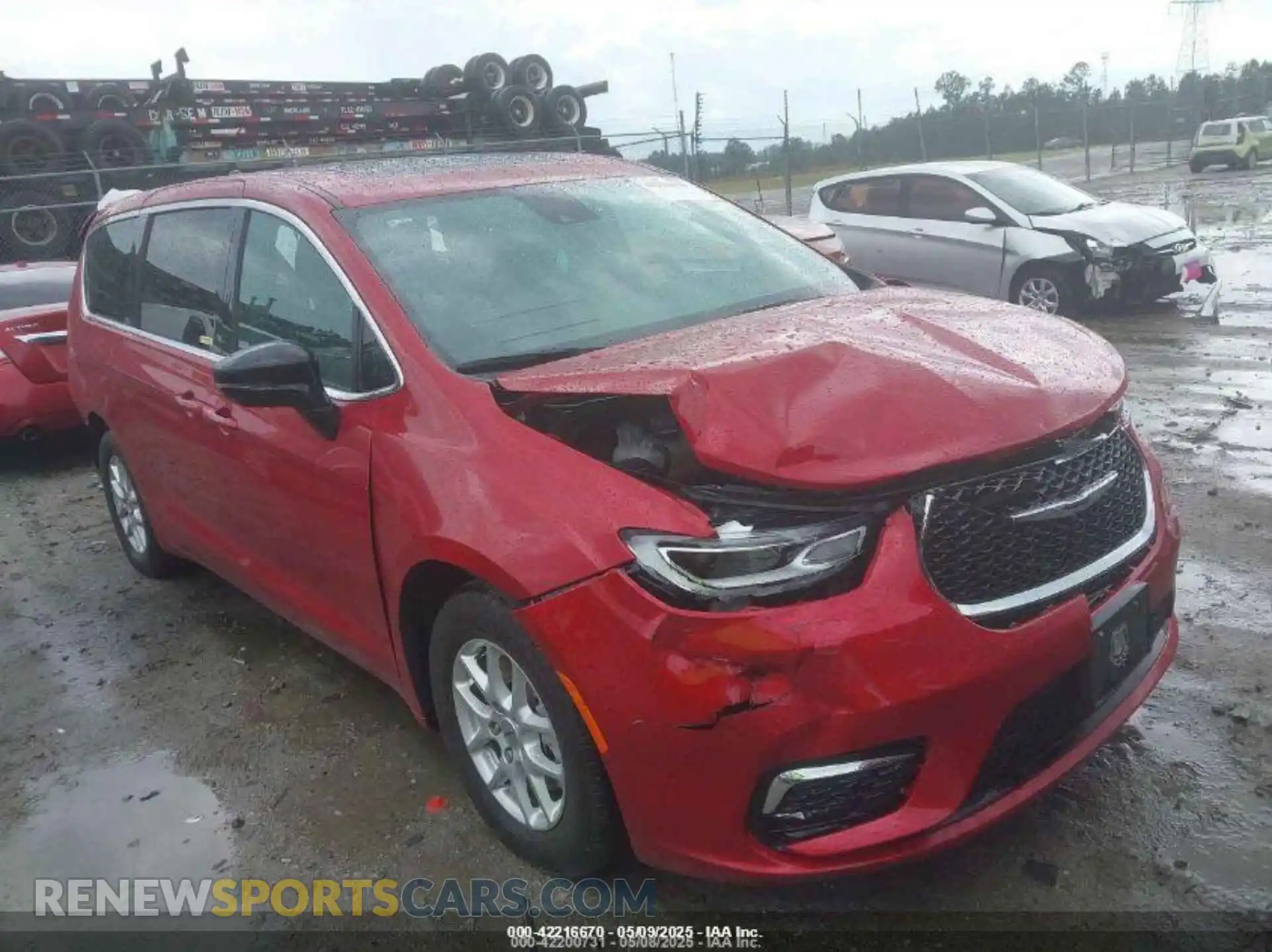 1 Photograph of a damaged car 2C4RC1BG4SR510410 CHRYSLER PACIFICA 2025