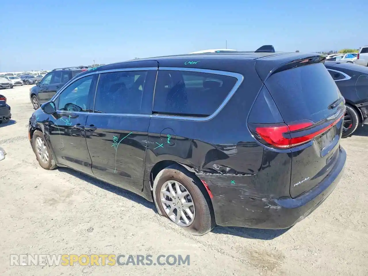 2 Photograph of a damaged car 2C4RC1BG4SR545027 CHRYSLER PACIFICA 2025