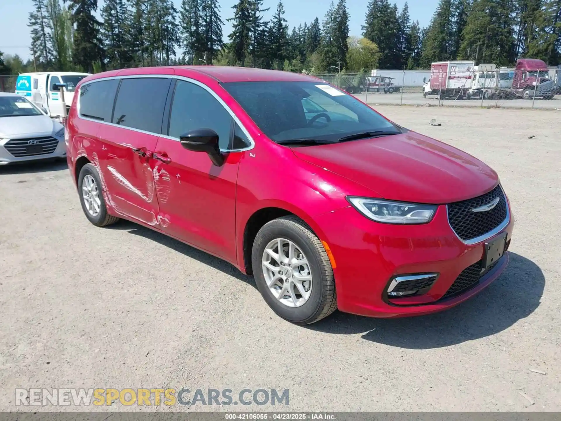 1 Photograph of a damaged car 2C4RC1BG6SR554960 CHRYSLER PACIFICA 2025