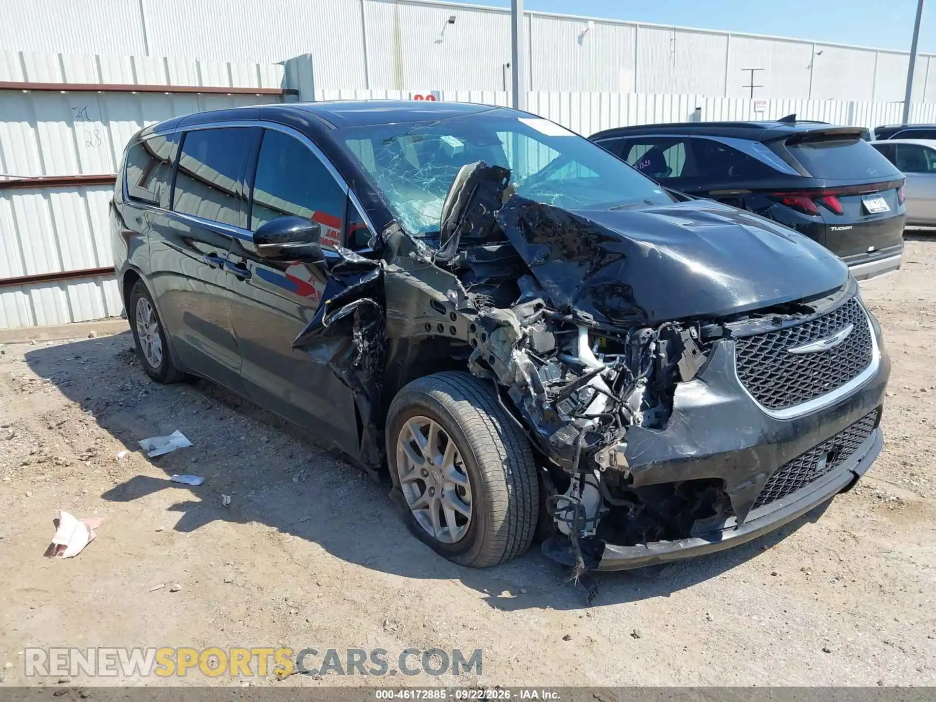 1 Photograph of a damaged car 2C4RC1BG9SR506451 CHRYSLER PACIFICA 2025