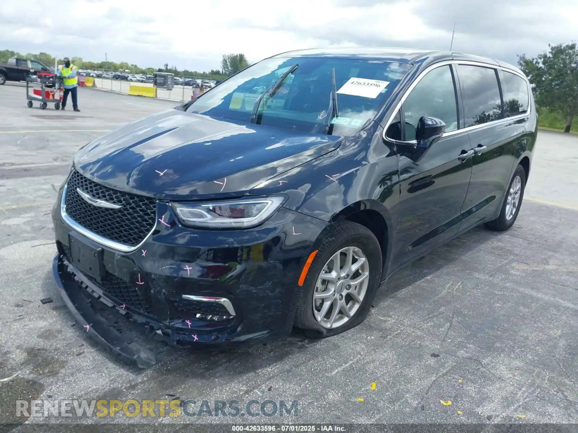 2 Photograph of a damaged car 2C4RC1BG9SR509981 CHRYSLER PACIFICA 2025