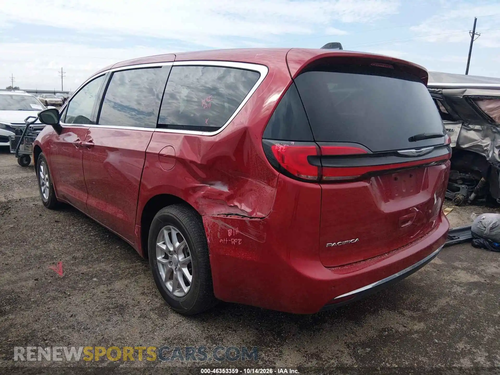 3 Photograph of a damaged car 2C4RC1BGXSR578923 CHRYSLER PACIFICA 2025