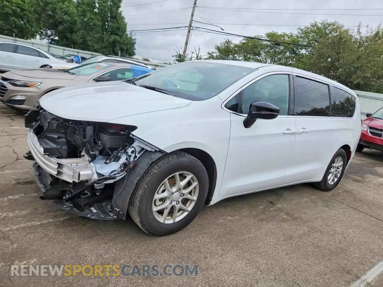 1 Photograph of a damaged car 2C4RC1BG7VR572484 CHRYSLER PACIFICA 2027