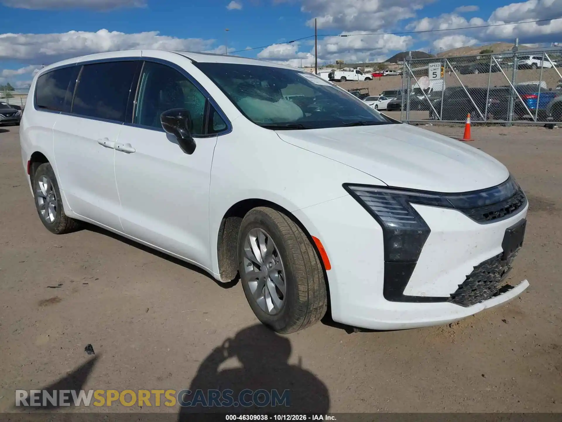 1 Photograph of a damaged car 2C4RC1GG2VR595101 CHRYSLER PACIFICA 2027