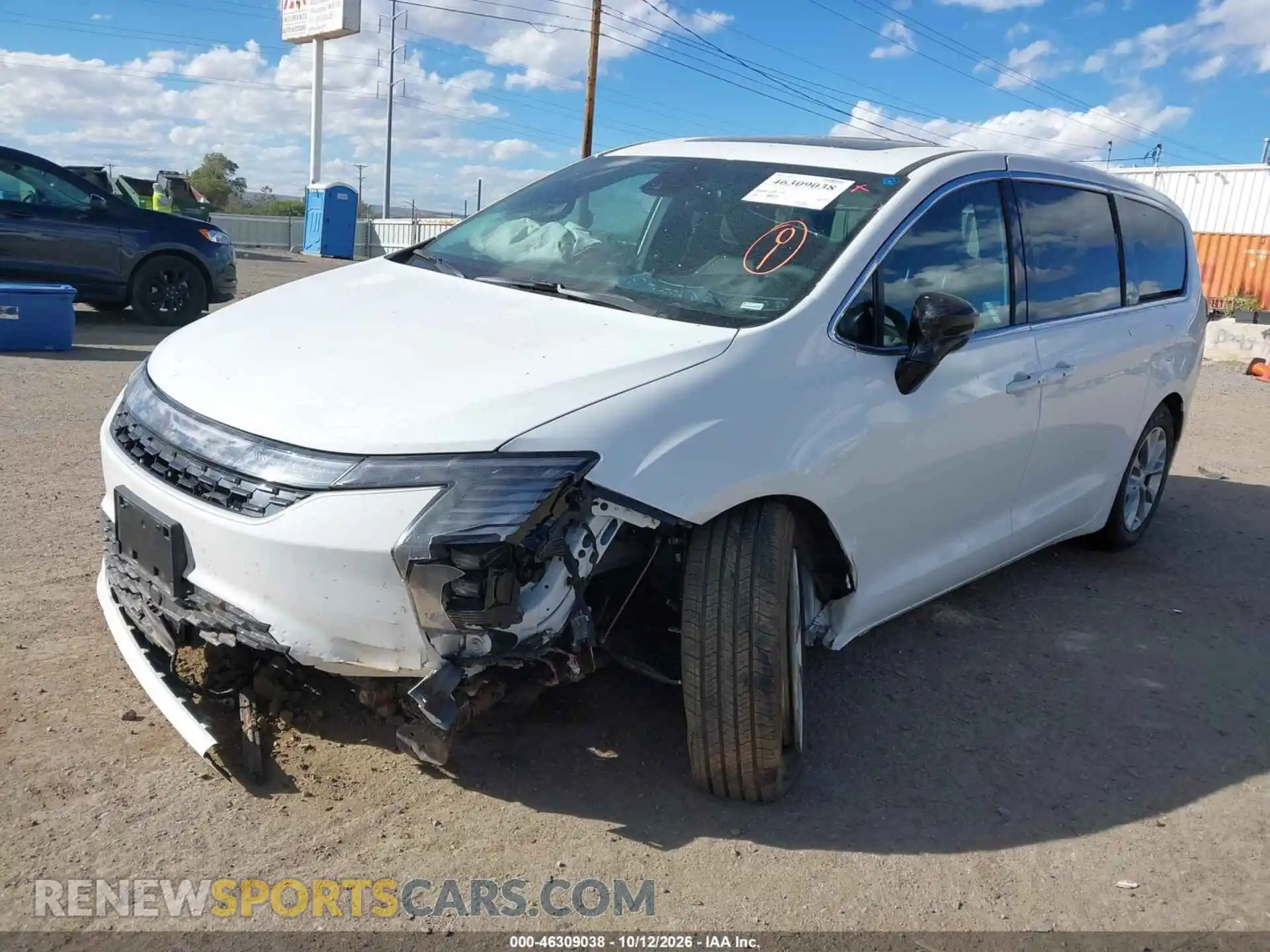 2 Photograph of a damaged car 2C4RC1GG2VR595101 CHRYSLER PACIFICA 2027