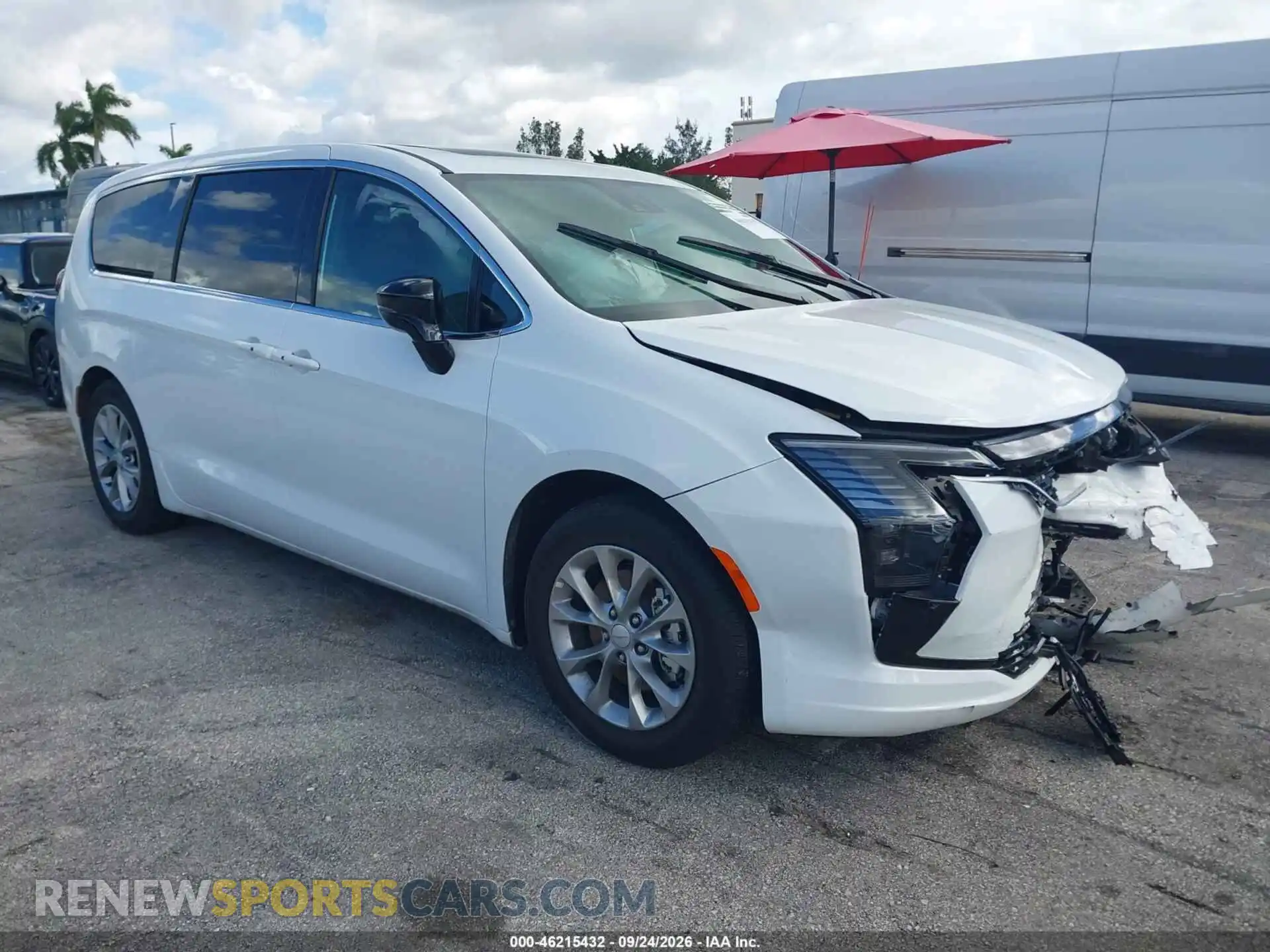 1 Photograph of a damaged car 2C4RC1GG7VR574695 CHRYSLER PACIFICA 2027