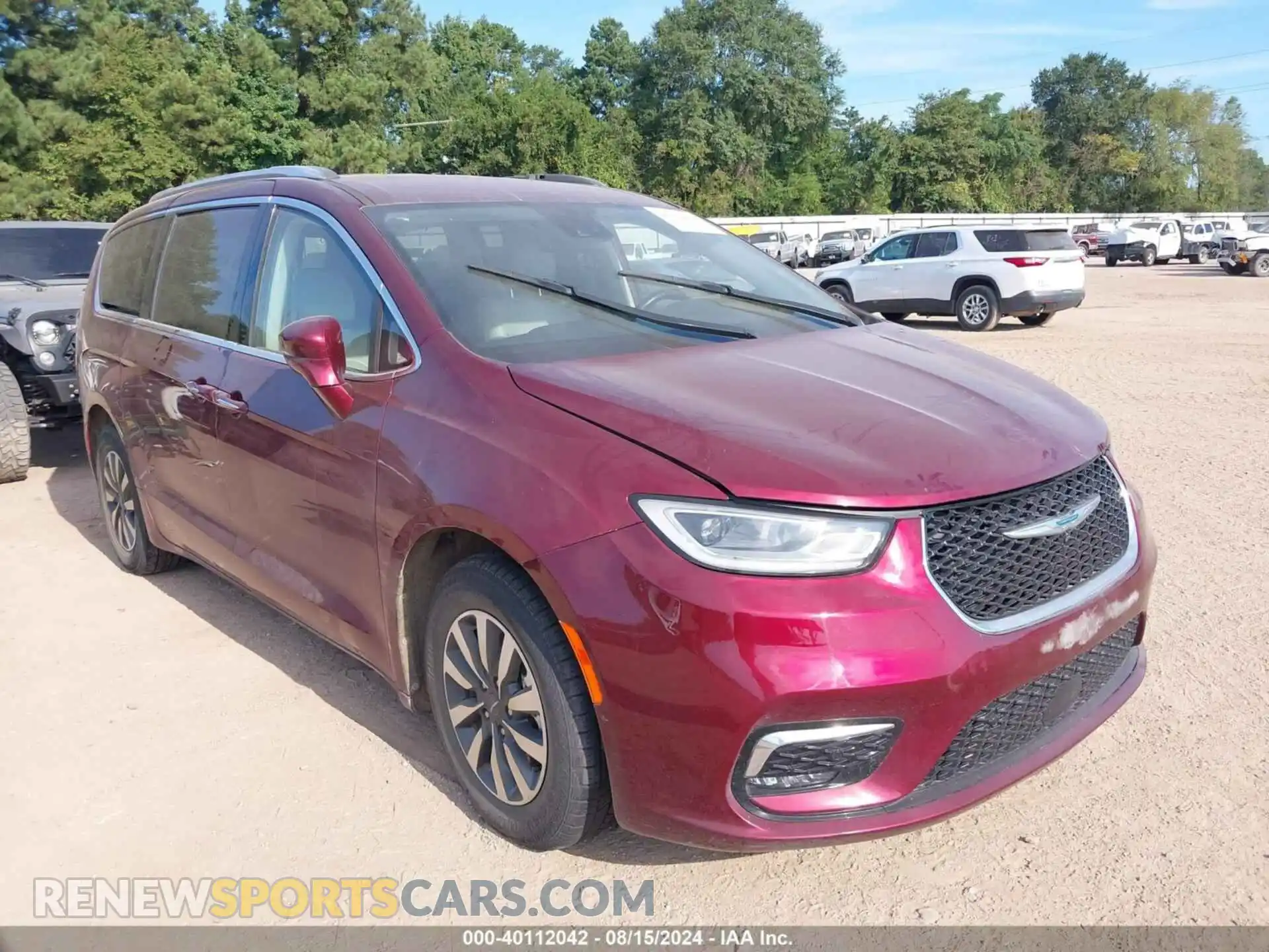 1 Photograph of a damaged car 2C4RC1L78MR603108 CHRYSLER PACIFICA HYBRID 2021