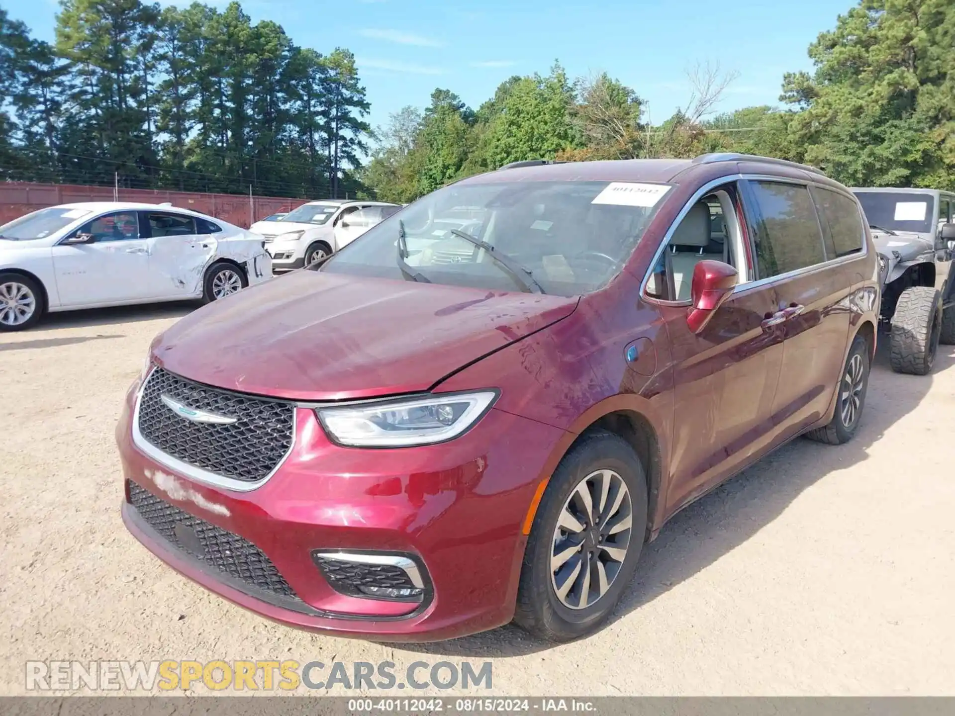 2 Photograph of a damaged car 2C4RC1L78MR603108 CHRYSLER PACIFICA HYBRID 2021