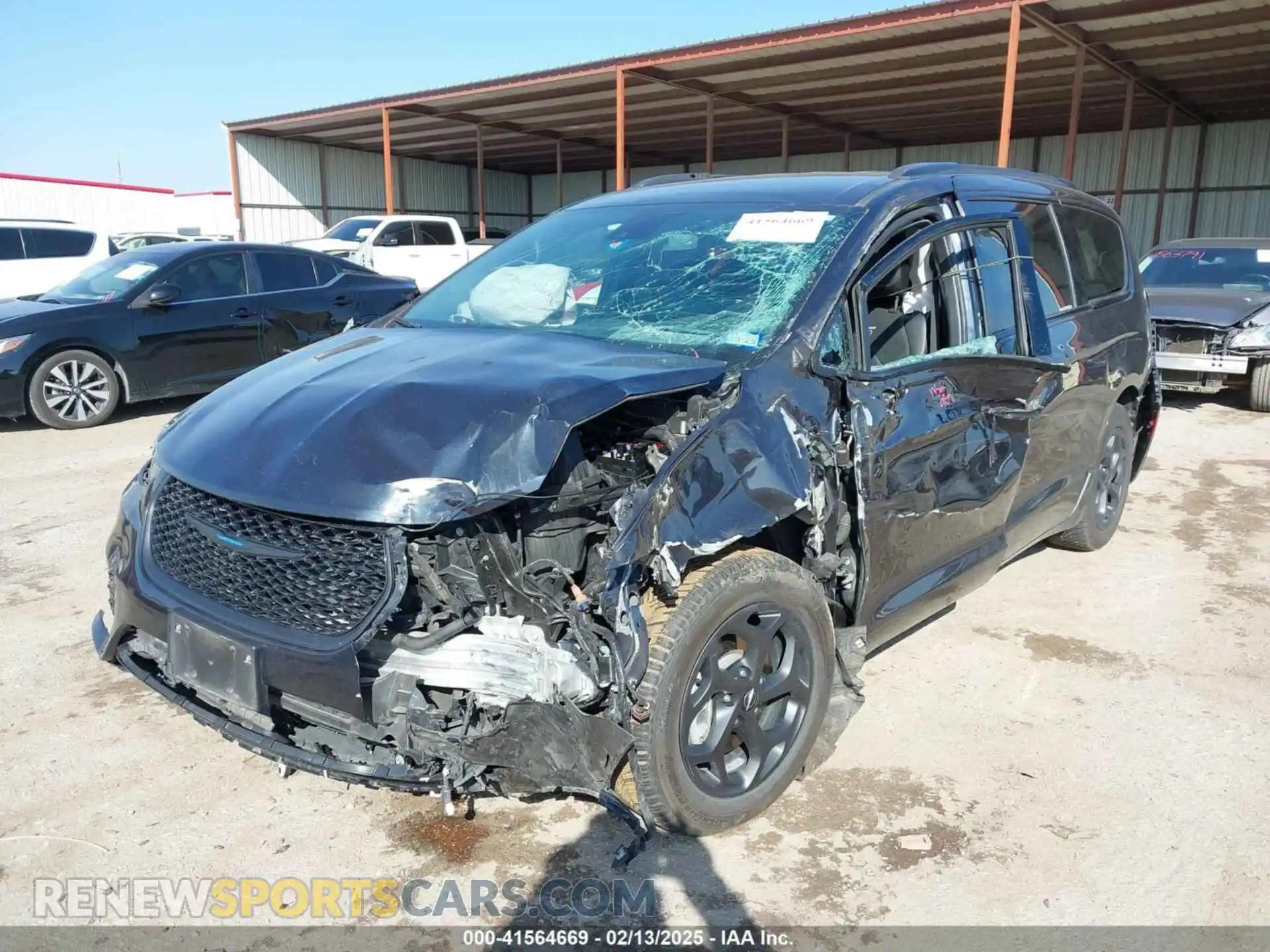 2 fotografías del automóvil dañado 2C4RC1S75MR541409 CHRYSLER PACIFICA HYBRID 2021