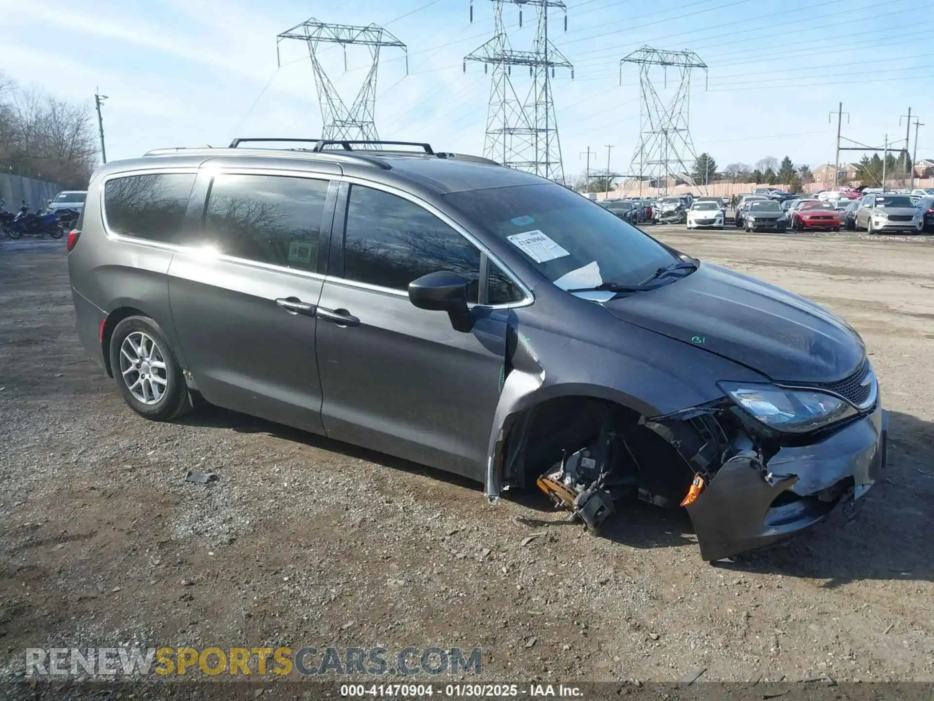 1 Photograph of a damaged car 2C4RC1DG2MR502712 CHRYSLER VOYAGER 2021