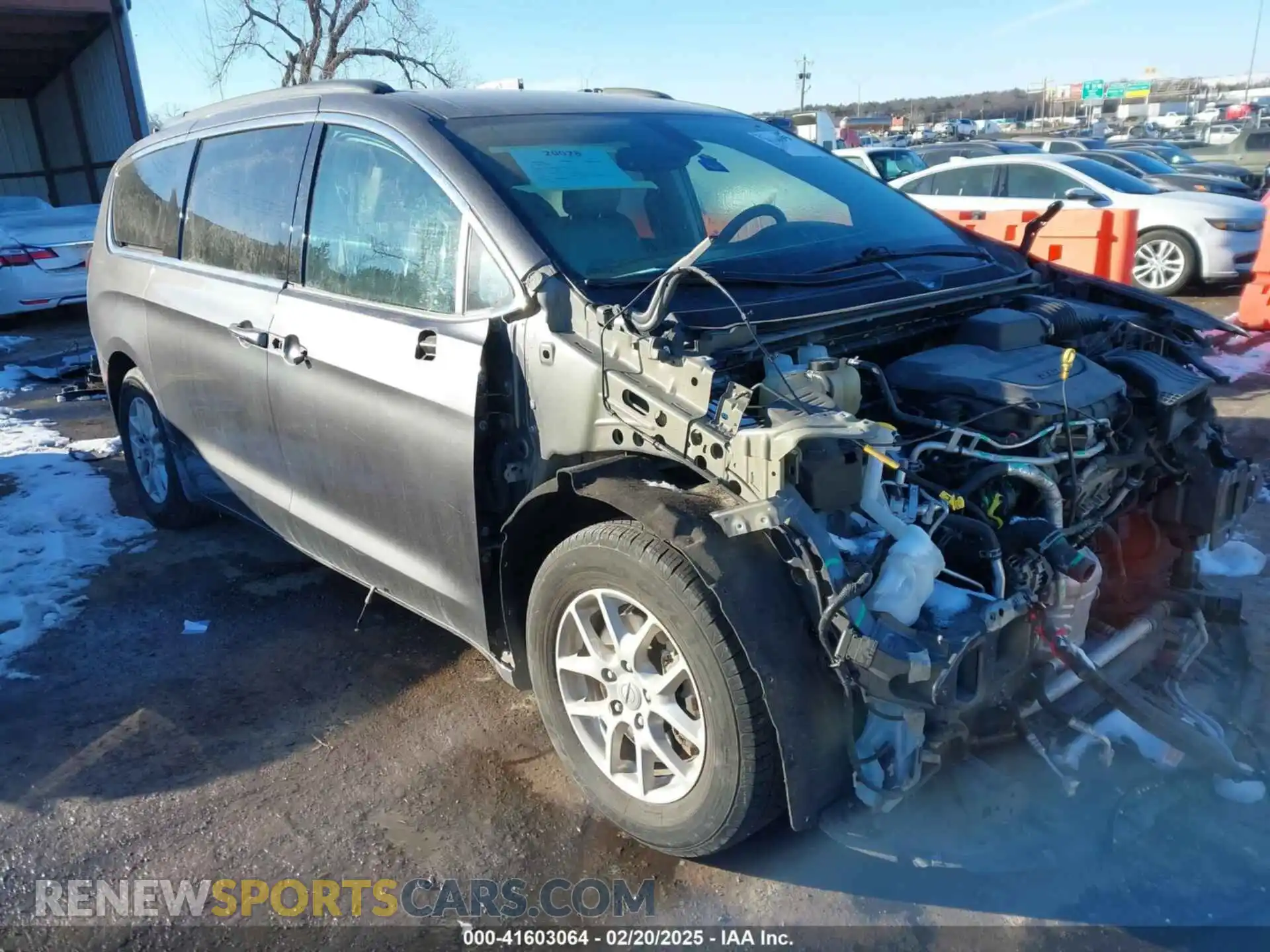 1 fotografías del automóvil dañado 2C4RC1DG7MR524009 CHRYSLER VOYAGER 2021