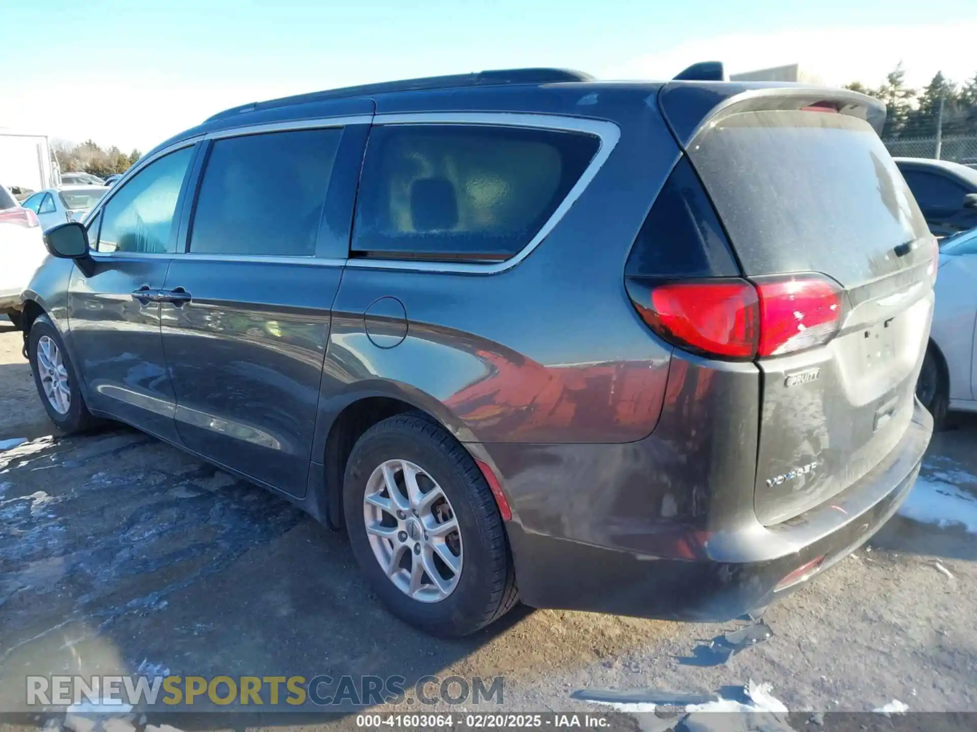 3 fotografías del automóvil dañado 2C4RC1DG7MR524009 CHRYSLER VOYAGER 2021
