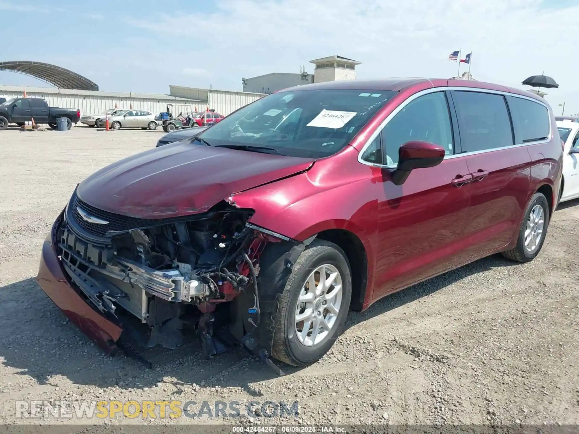 2 Photograph of a damaged car 2C4RC1CG0PR549209 CHRYSLER VOYAGER 2023