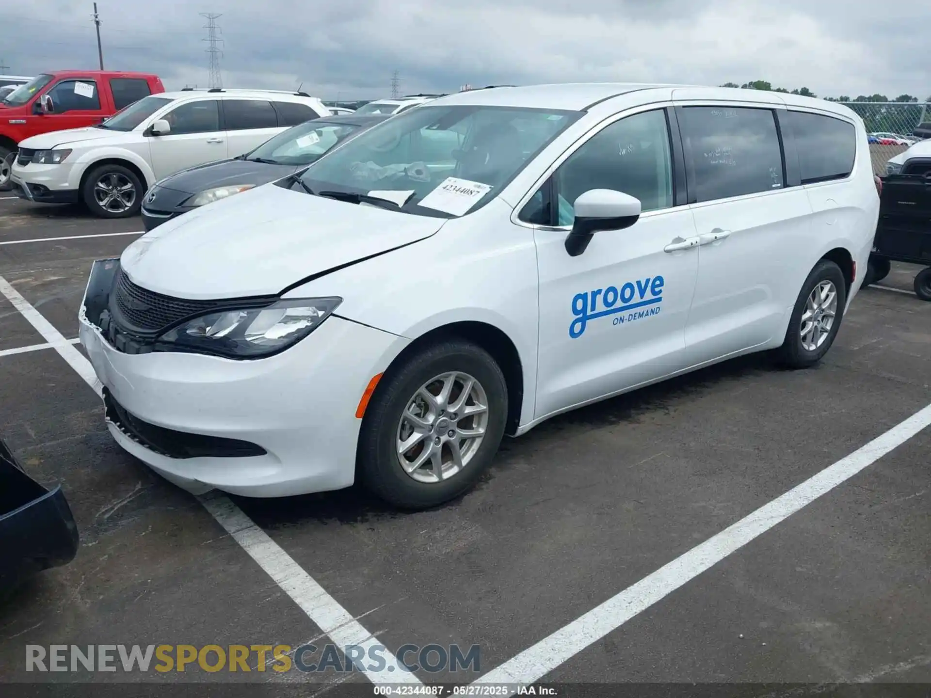 2 Photograph of a damaged car 2C4RC1CG3PR567963 CHRYSLER VOYAGER 2023