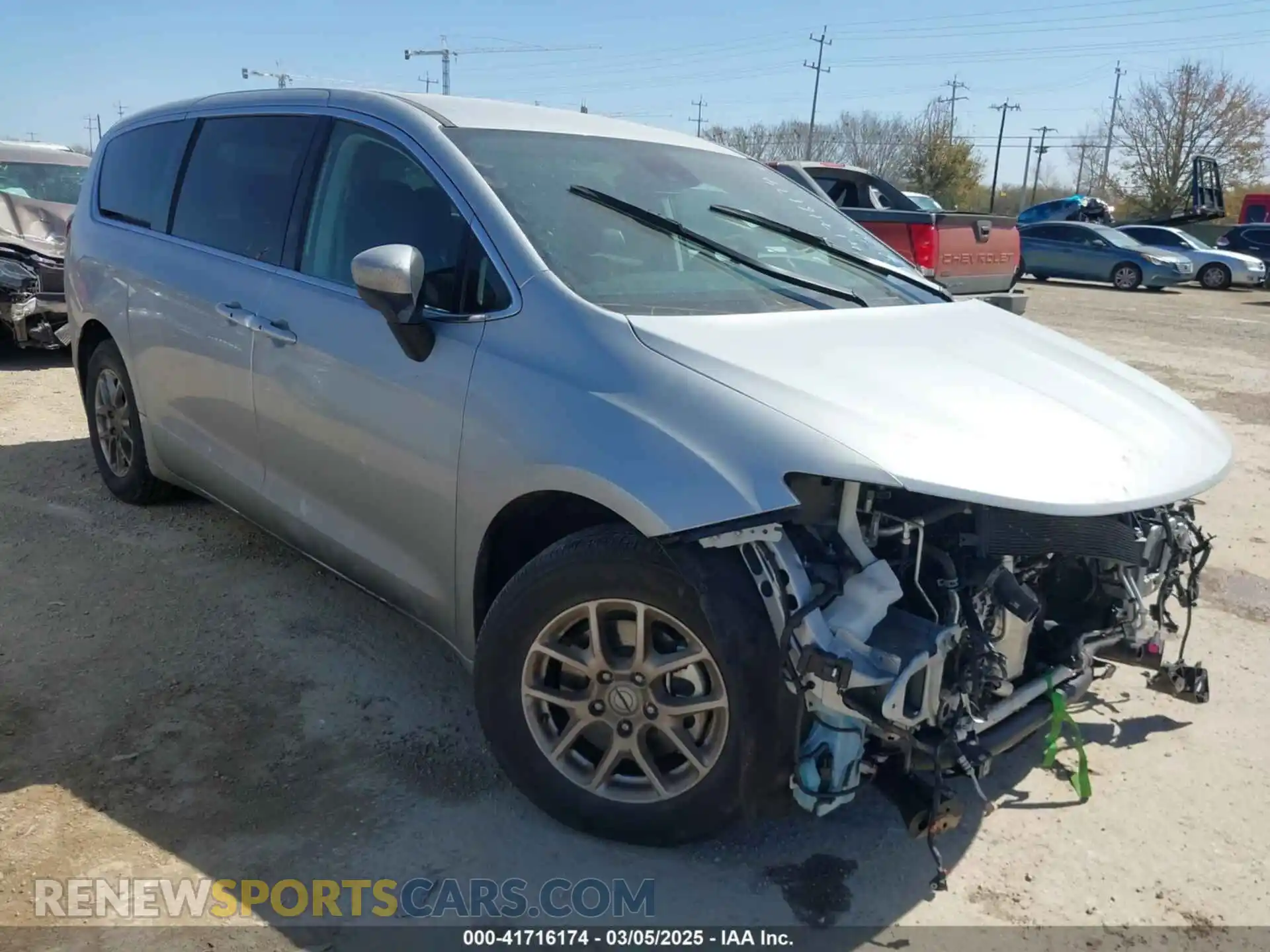1 Photograph of a damaged car 2C4RC1CG3PR608012 CHRYSLER VOYAGER 2023