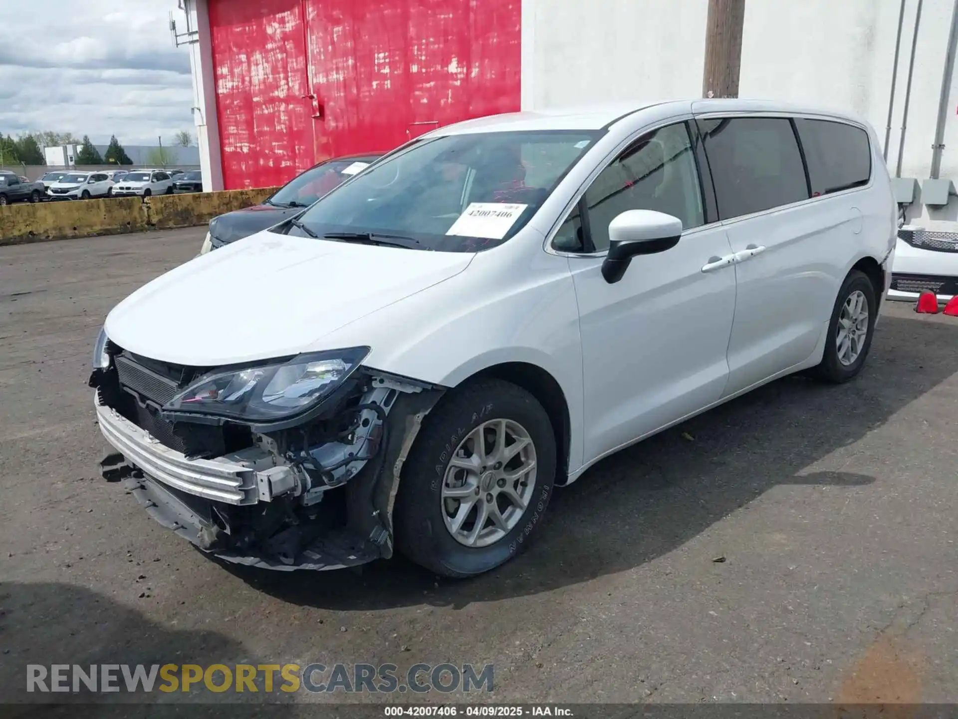 2 Photograph of a damaged car 2C4RC1CG6PR516439 CHRYSLER VOYAGER 2023