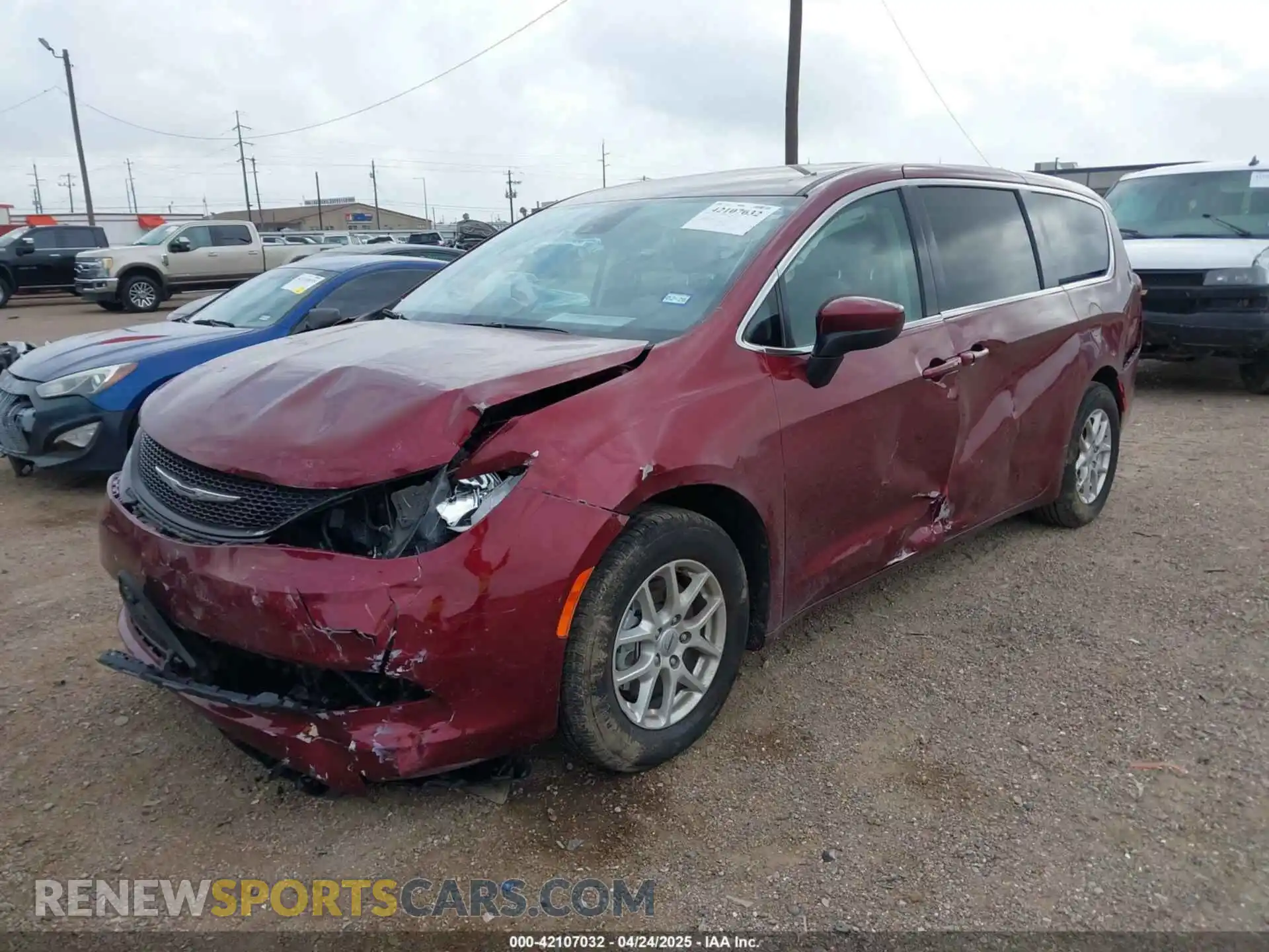 2 Photograph of a damaged car 2C4RC1CG9PR534823 CHRYSLER VOYAGER 2023