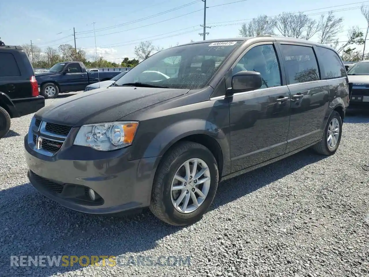 1 Photograph of a damaged car 2C4RDGCG0KR786808 DODGE CARAVAN 2019