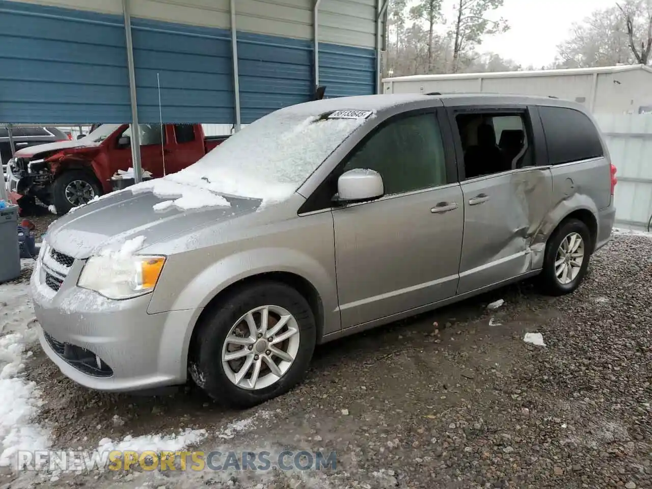 1 Photograph of a damaged car 2C4RDGCG1KR595981 DODGE CARAVAN 2019