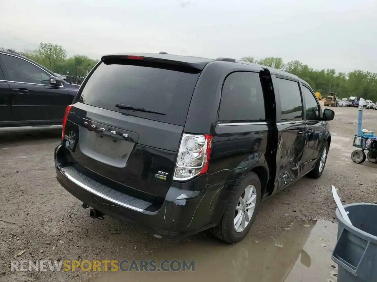 3 fotografías del automóvil dañado 2C4RDGCG1KR659923 DODGE CARAVAN 2019