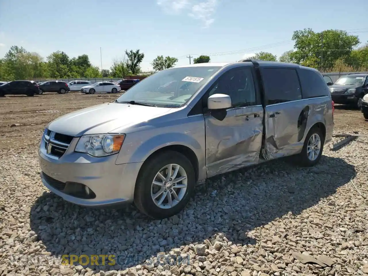 1 fotografías del automóvil dañado 2C4RDGCG1KR736340 DODGE CARAVAN 2019