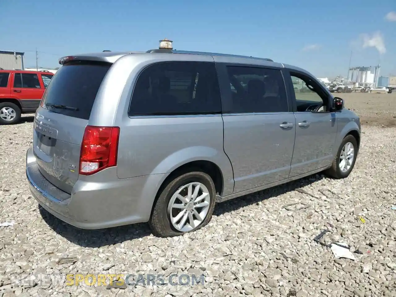 3 fotografías del automóvil dañado 2C4RDGCG1KR736340 DODGE CARAVAN 2019
