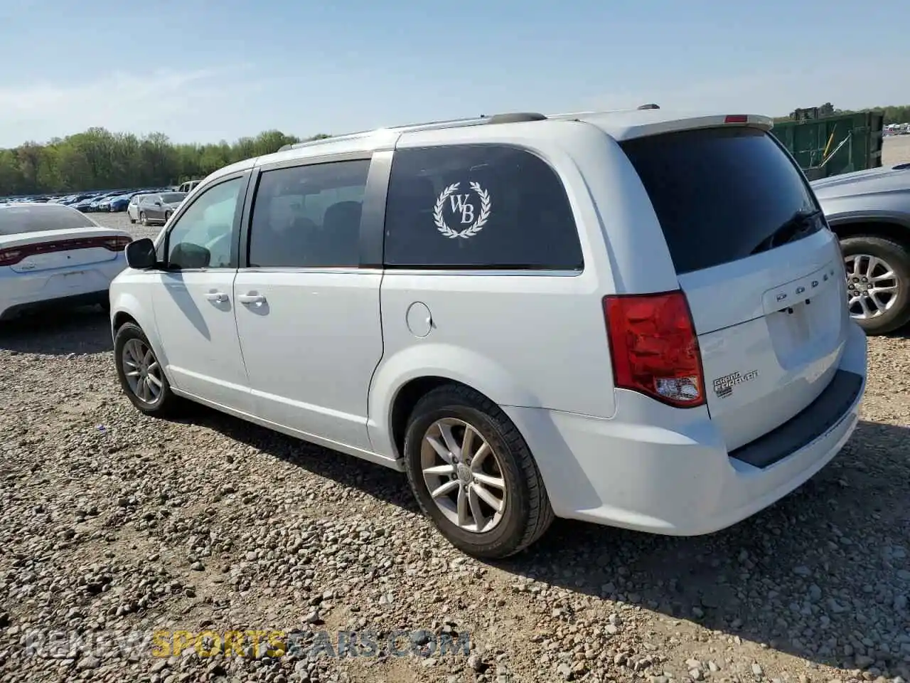 2 Photograph of a damaged car 2C4RDGCG1KR752652 DODGE CARAVAN 2019