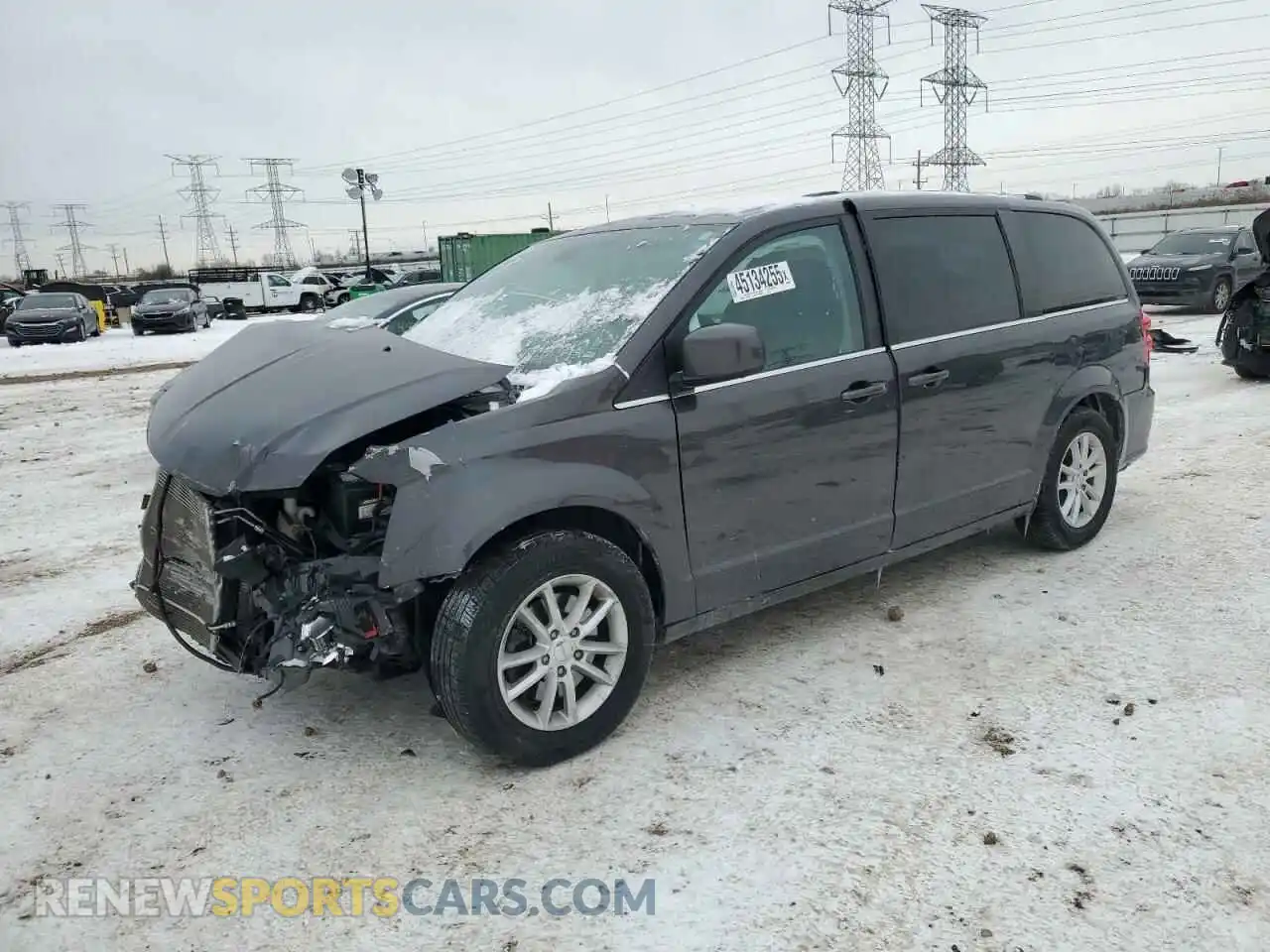 1 Photograph of a damaged car 2C4RDGCG2KR580583 DODGE CARAVAN 2019
