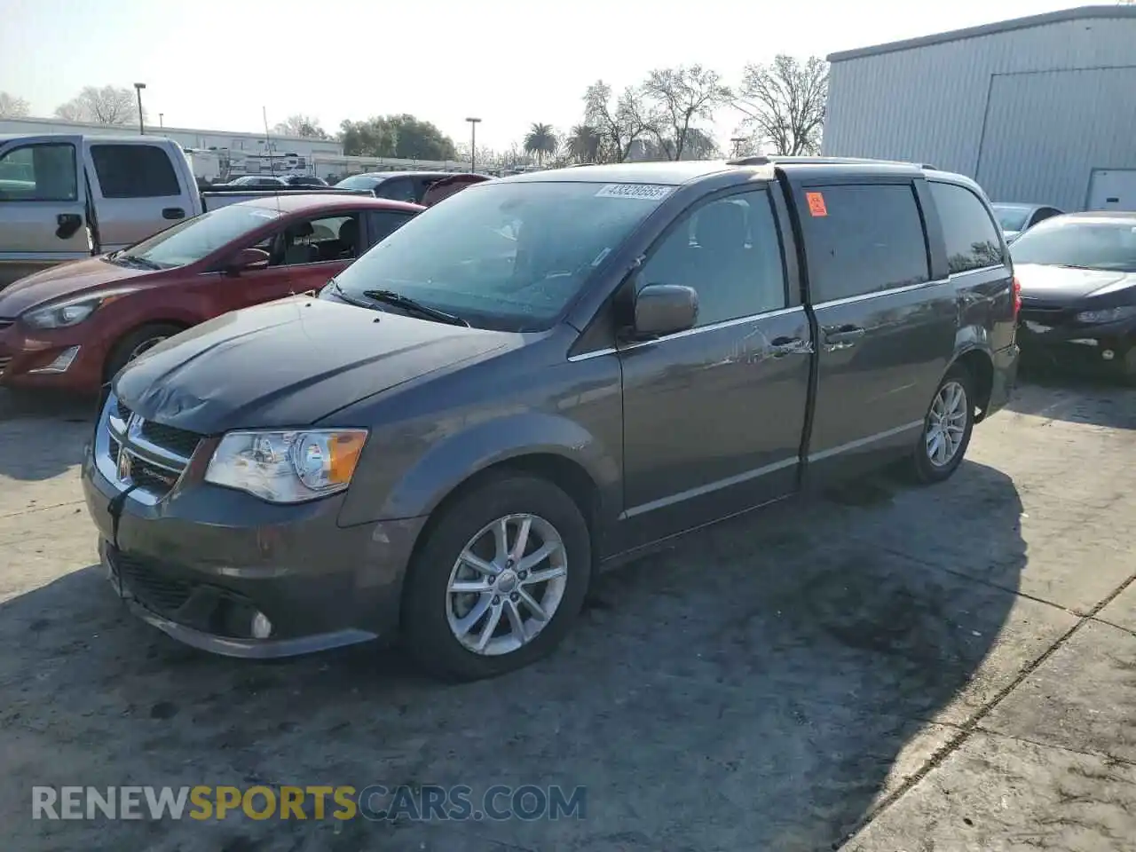 1 Photograph of a damaged car 2C4RDGCG2KR748397 DODGE CARAVAN 2019