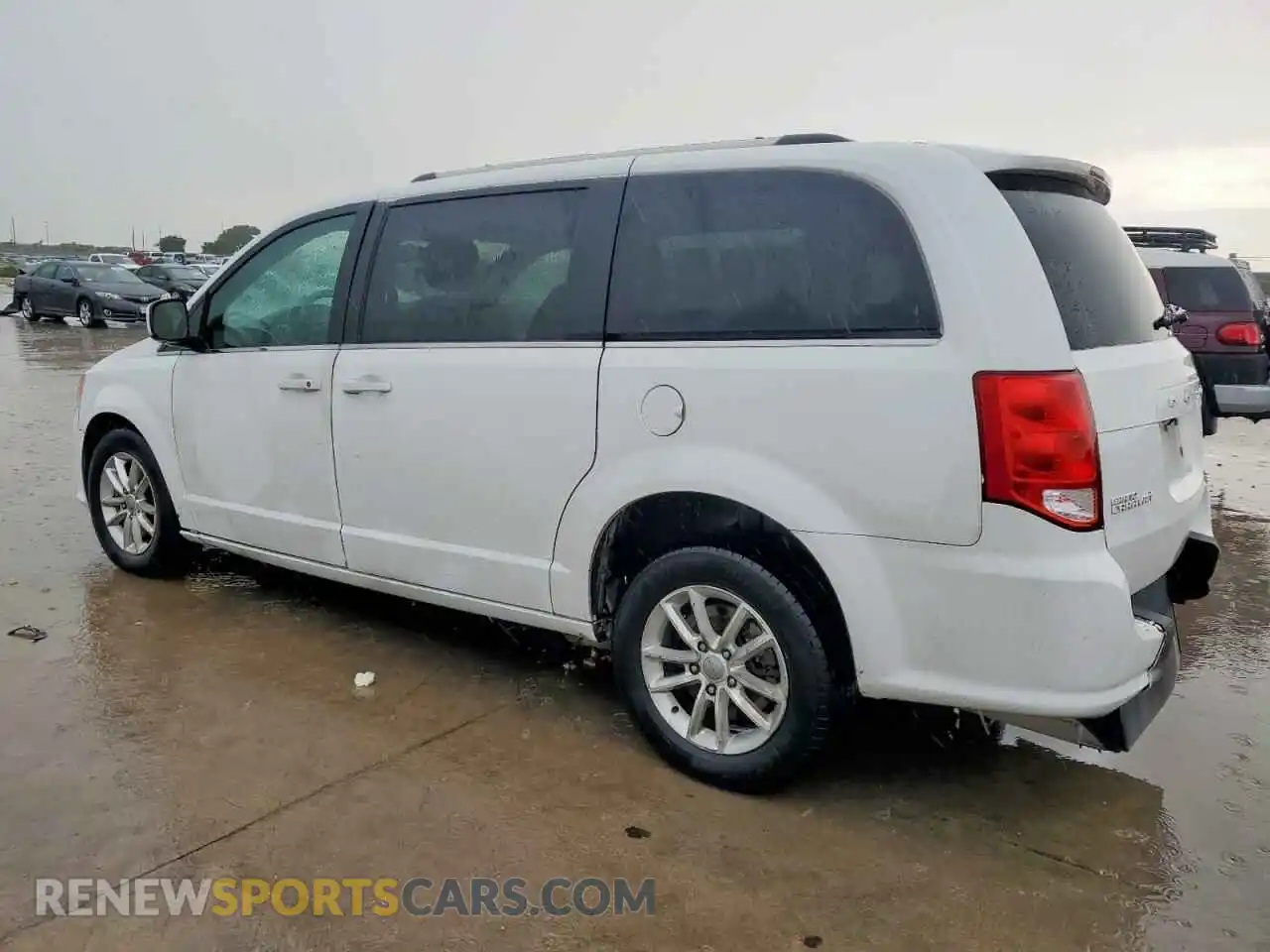 2 fotografías del automóvil dañado 2C4RDGCG3KR519100 DODGE CARAVAN 2019
